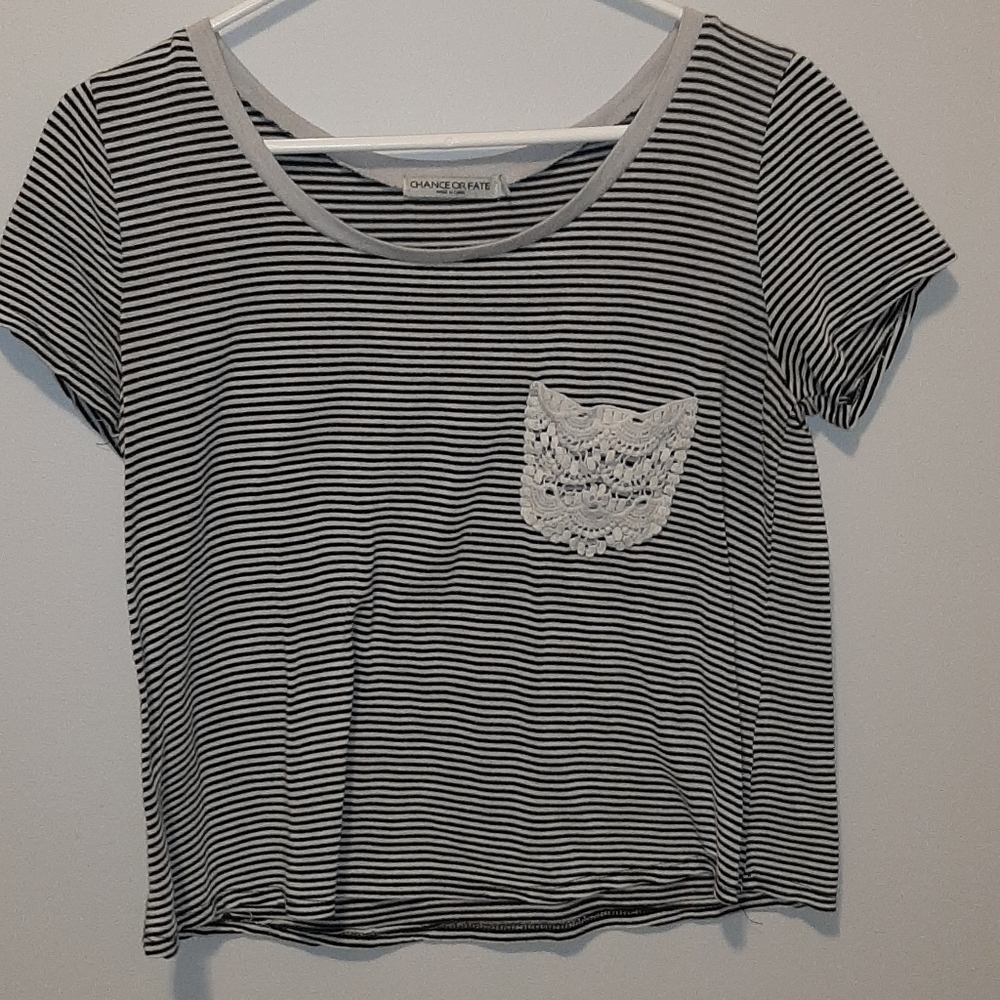 Striped Crop Top